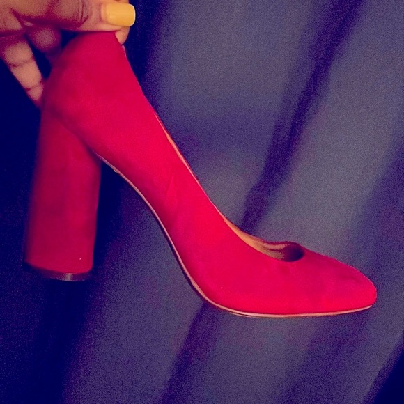 Coach Red Women’s Heels - Picture 1 of 6
